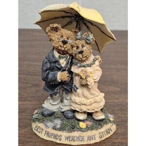 Boyds Bears & Friends Bearstone Collection - Best Friends Weather Any Storm